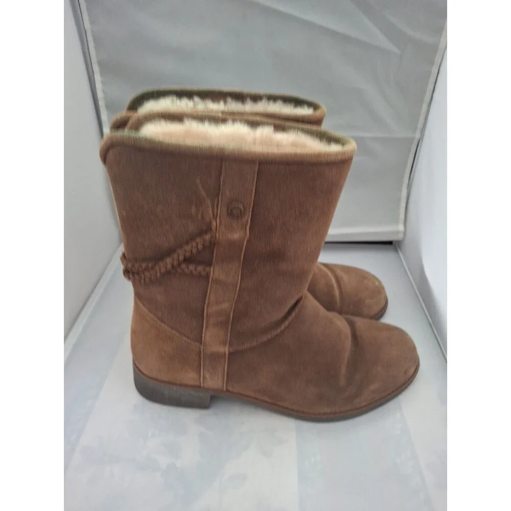 ABEO BLAINE Orthotic Women's Tan Boots Size 9 ( 842) !NEW